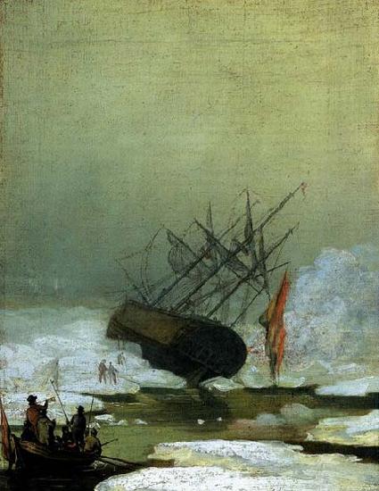 Caspar David Friedrich Wreck in the Sea of Ice Germany oil painting art